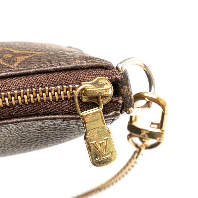 Louis Vuitton Louis Vuitton Louis Vuitton Mini Pochette Accessoires Monogram Accessory Pouch Canvas Handbag M58009 Size ONE SIZE - 6 Thumbnail
