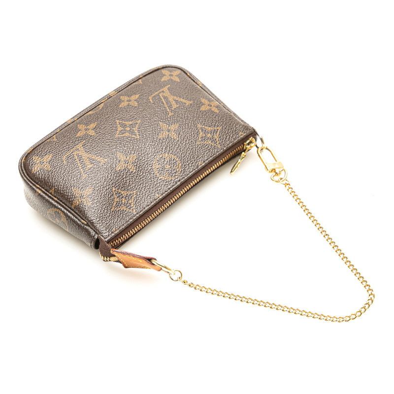 Louis Vuitton Louis Vuitton Louis Vuitton Mini Pochette Accessoires Monogram Accessory Pouch Canvas Handbag M58009 Size ONE SIZE - 5 Thumbnail
