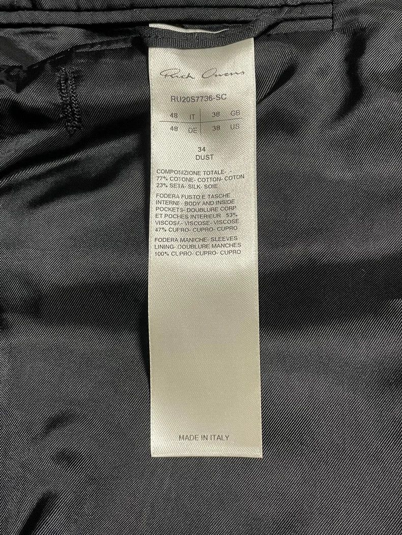 Rick Owens rick owens double breasted suit jacket Size US L / EU 52-54 / 3 - 3 Thumbnail