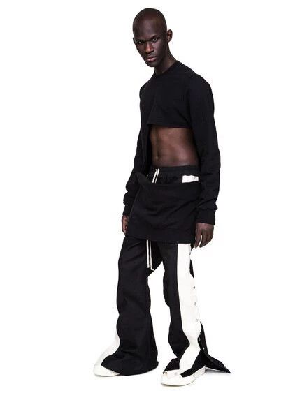 Rick Owens rick owens black long sleeve sweatshirt Size US M / EU 48-50 / 2 - 2 Thumbnail