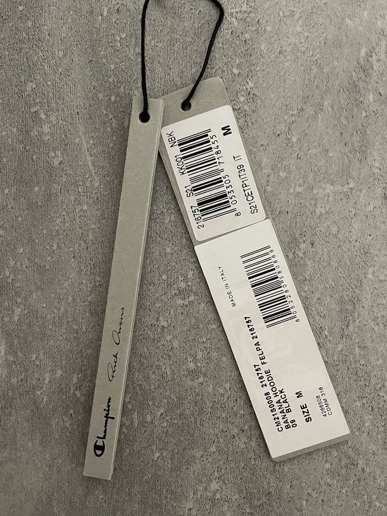 Rick Owens rick owens ro champion hoodie Size US S / EU 44-46 / 1 - 6 Thumbnail