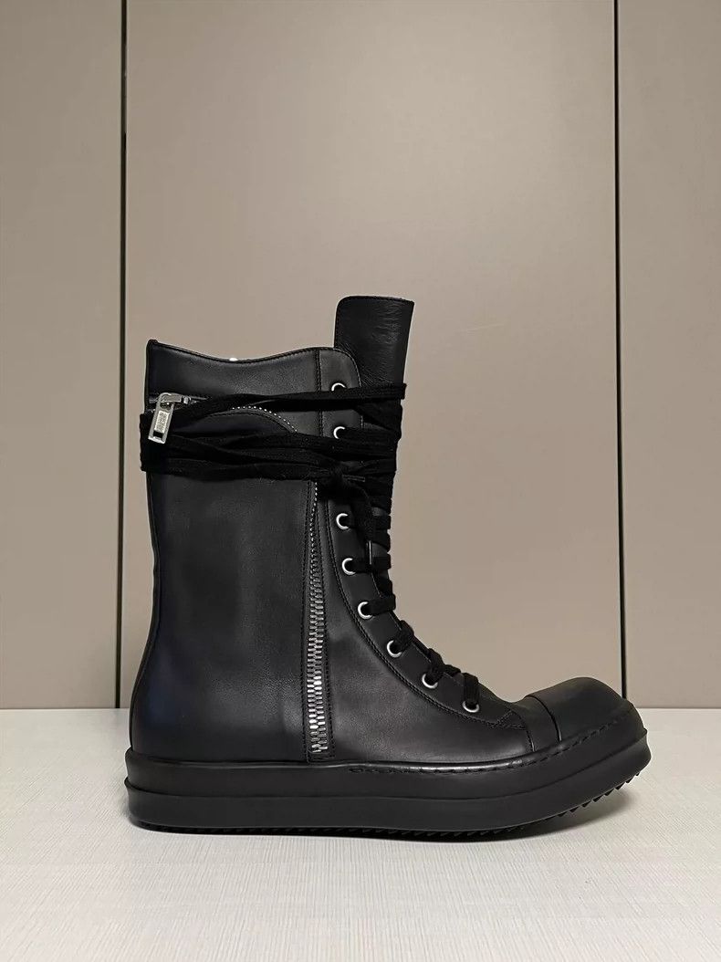 Rick Owens rick owens high top pocket boots Size US 5 / EU 37 - 4 Thumbnail