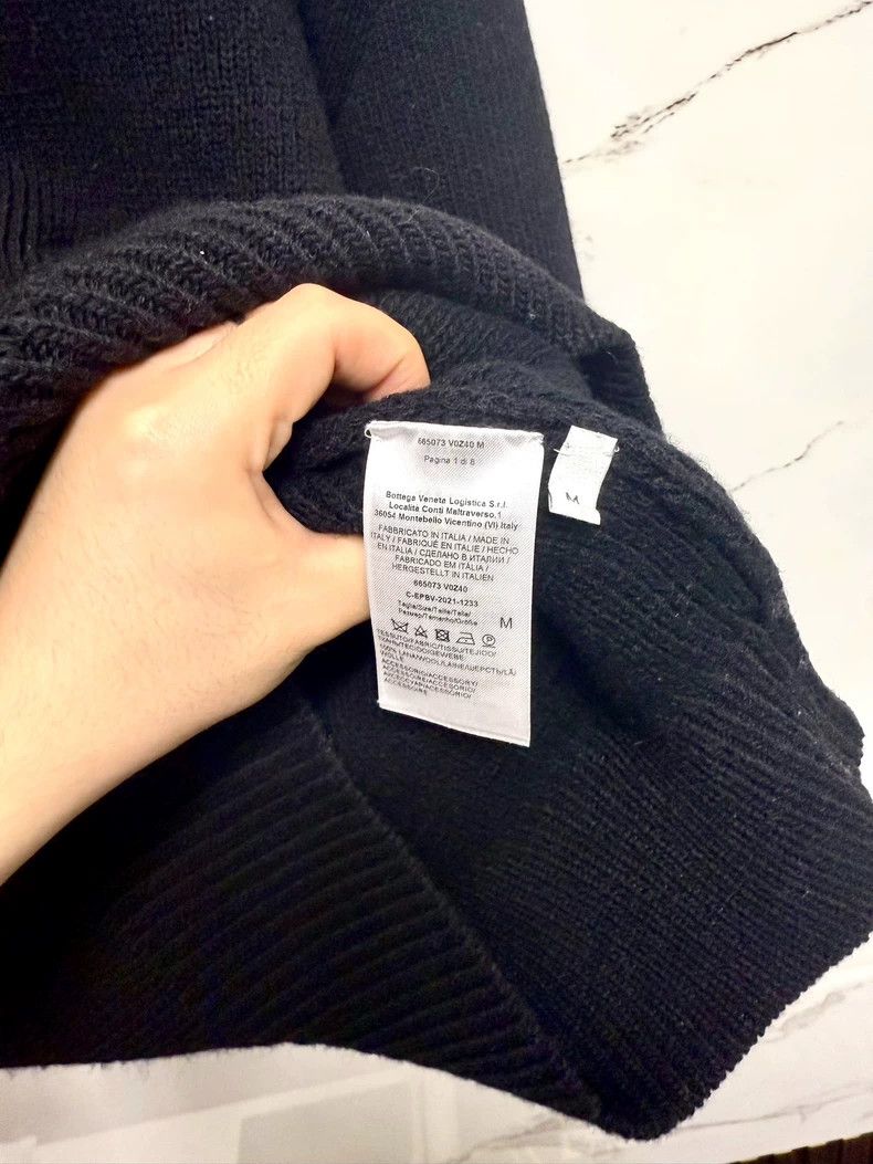 Bottega Veneta Bottega Veneta Black Ring Sweater Size US S / EU 44-46 / 1 - 5 Thumbnail