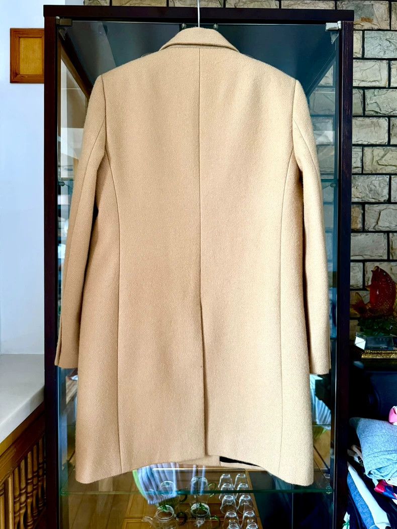 saint laurent 20fw camel coat