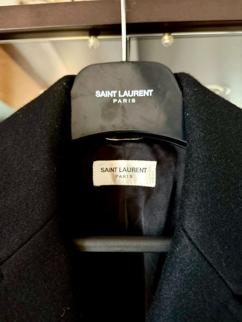 Saint Laurent Paris saint laurent 20fw black double - breasted coat Size US S / EU 44-46 / 1 - 3 Thumbnail