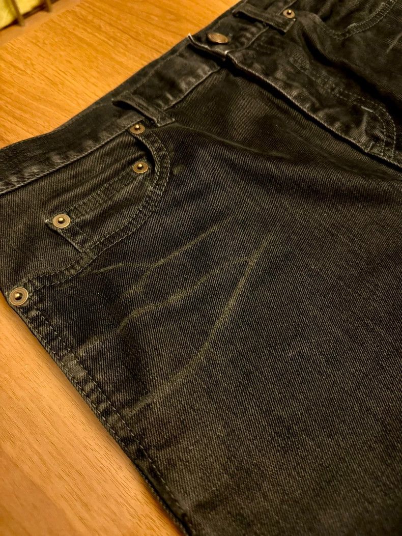 Saint Laurent Paris saint laurent black straight jeans Size US 29 - 4 Thumbnail