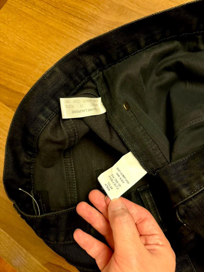 Saint Laurent Paris saint laurent black straight jeans Size US 29 - 6 Thumbnail