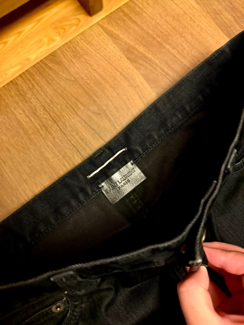 Saint Laurent Paris saint laurent black straight jeans Size US 29 - 3 Thumbnail
