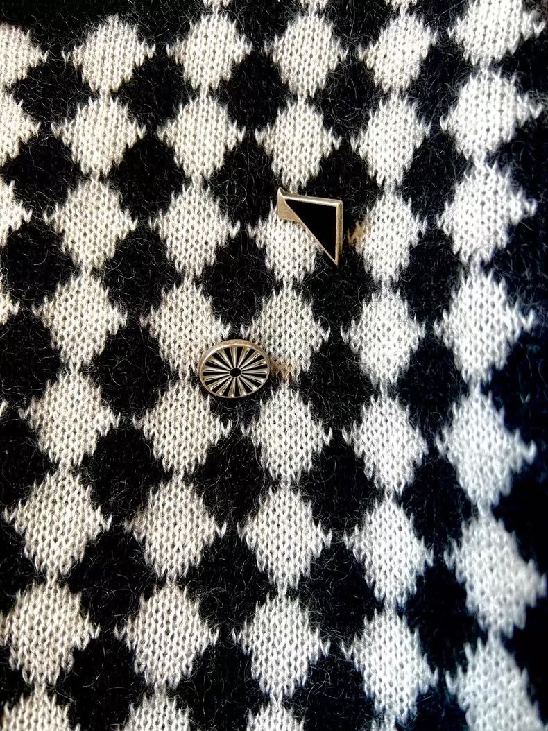 Saint Laurent Paris saint laurent 21fw black&white sweater Size US XL / EU 56 / 4 - 5 Thumbnail