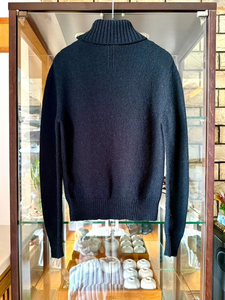 Saint Laurent Paris saint laurent black turtleneck wool sweater Size US S / EU 44-46 / 1 - 4 Thumbnail