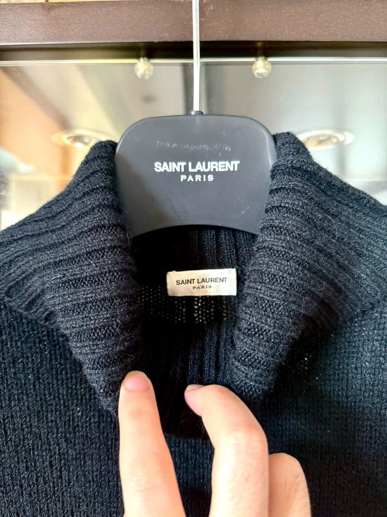 Saint Laurent Paris saint laurent black turtleneck wool sweater Size US S / EU 44-46 / 1 - 3 Thumbnail
