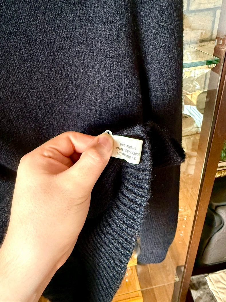 Saint Laurent Paris saint laurent black turtleneck wool sweater Size US S / EU 44-46 / 1 - 5 Thumbnail