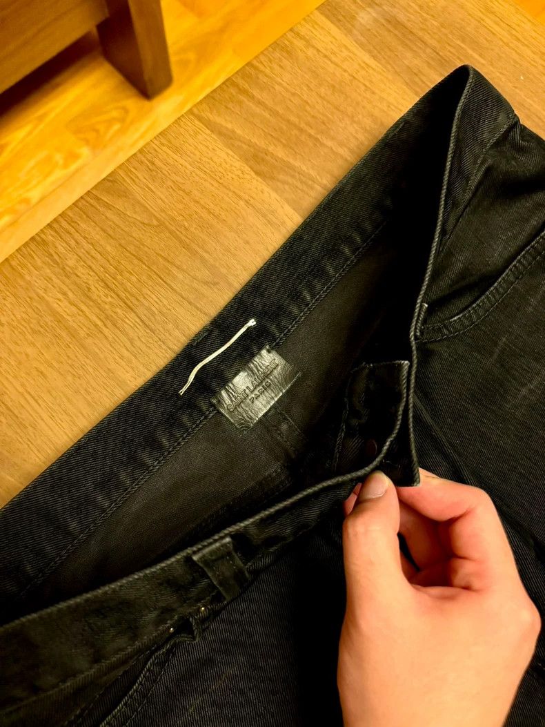 Saint Laurent Paris saint laurent 22ss black denim jeans Size US 29 - 4 Thumbnail