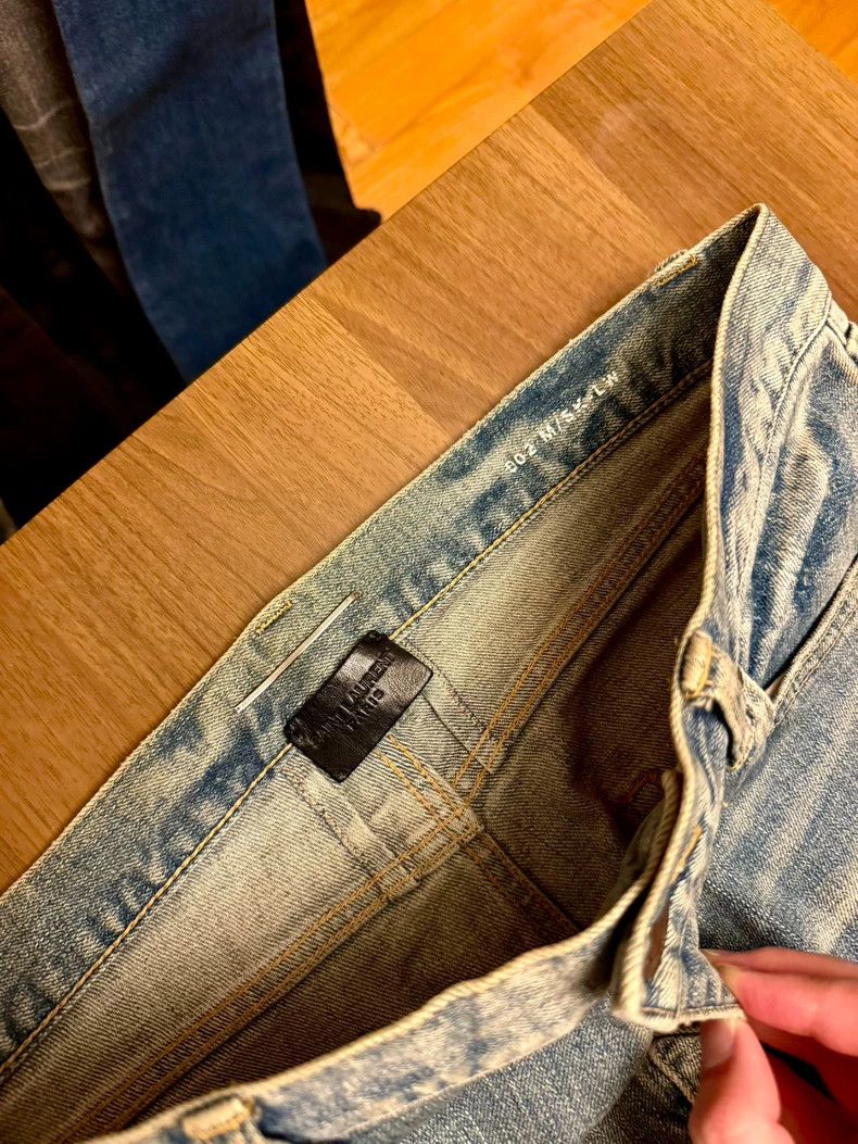 Saint Laurent Paris saint laurent 13fw distressed jeans Size US 32 / EU 48 - 3 Thumbnail