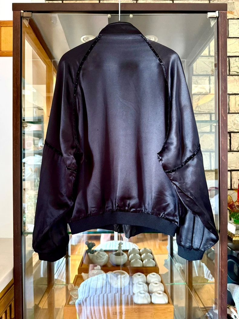Saint Laurent Paris saint laurent black silk jacket Size US S / EU 44-46 / 1 - 4 Thumbnail