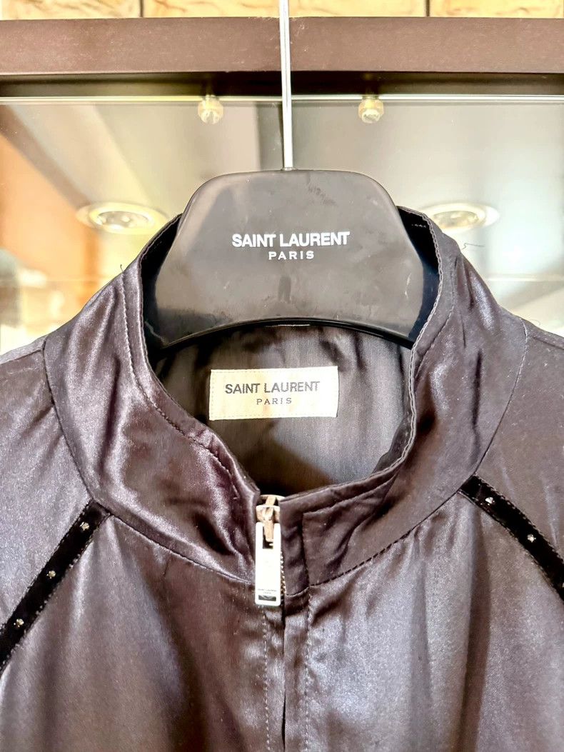 Saint Laurent Paris saint laurent black silk jacket Size US S / EU 44-46 / 1 - 3 Thumbnail