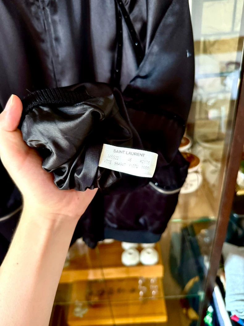 Saint Laurent Paris saint laurent black silk jacket Size US S / EU 44-46 / 1 - 6 Thumbnail