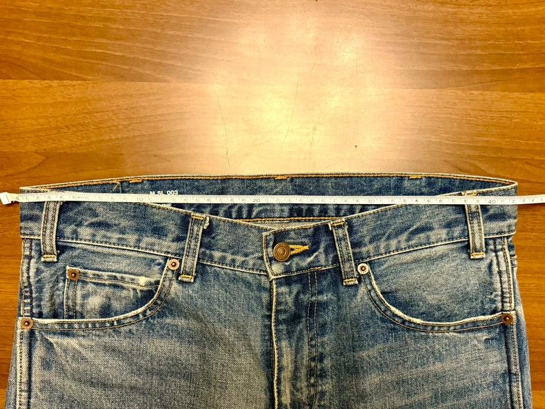 Celine celine 19ss light blue denim jeans Size US 31 - 6 Thumbnail