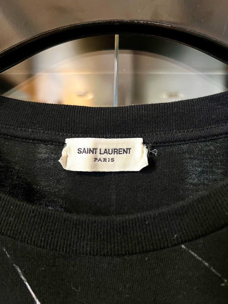 Saint Laurent Paris saint laurent 19ss black short sleeve Size US S / EU 44-46 / 1 - 3 Thumbnail