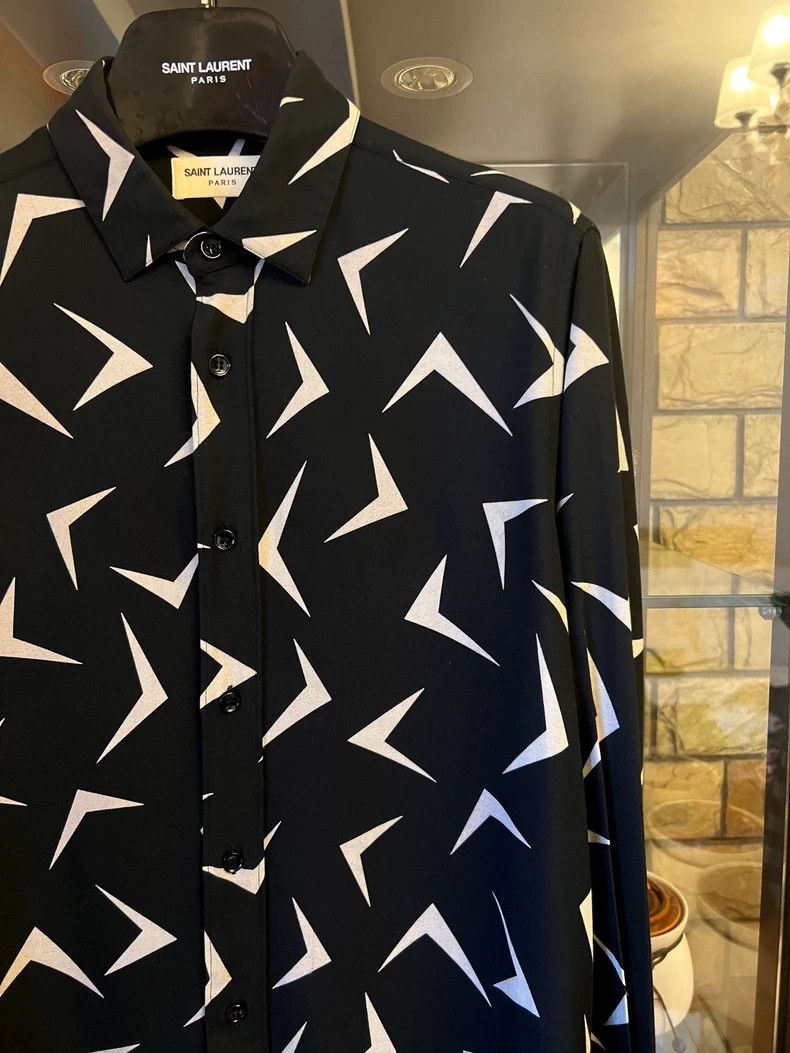 Yves Saint Laurent saint laurent 15fw black white shirt Size US S / EU 44-46 / 1 - 2 Thumbnail