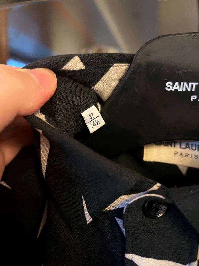 Yves Saint Laurent saint laurent 15fw black white shirt Size US S / EU 44-46 / 1 - 5 Thumbnail