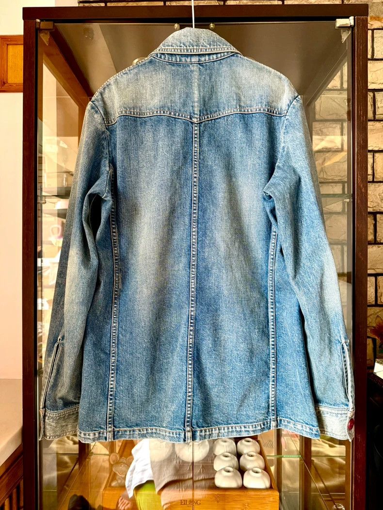 Celine celine 20ss light blue denim jacket Size US S / EU 44-46 / 1 - 4 Thumbnail