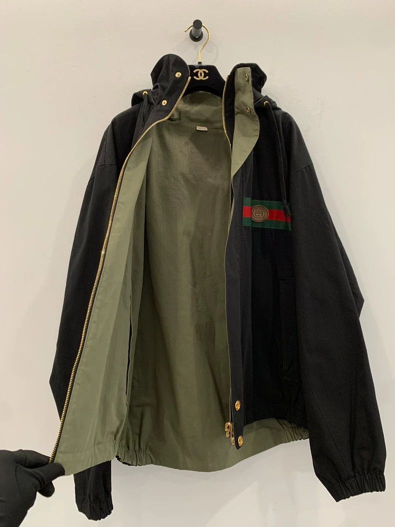 Gucci Gucci Men's Black Double-Sided Jacket Size US S / EU 44-46 / 1 - 3 Thumbnail