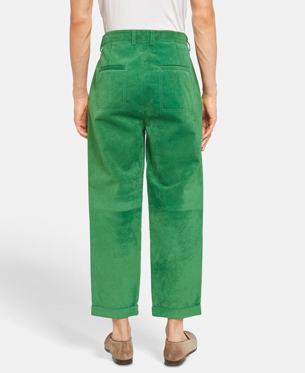 Etro Leather trousers Size 46R - 3 Thumbnail