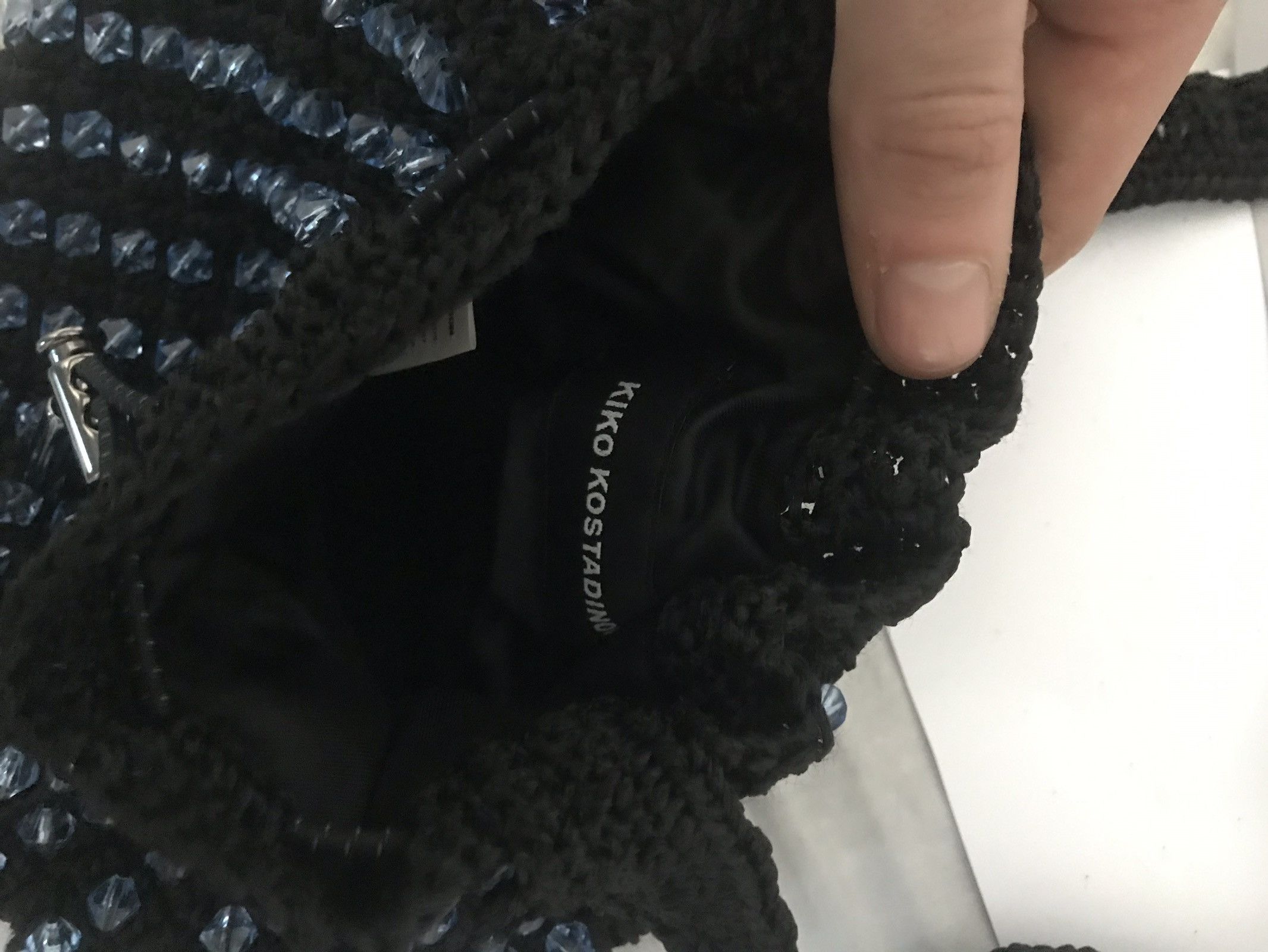 Kiko Kostadinov Black Crochet Bag | Grailed