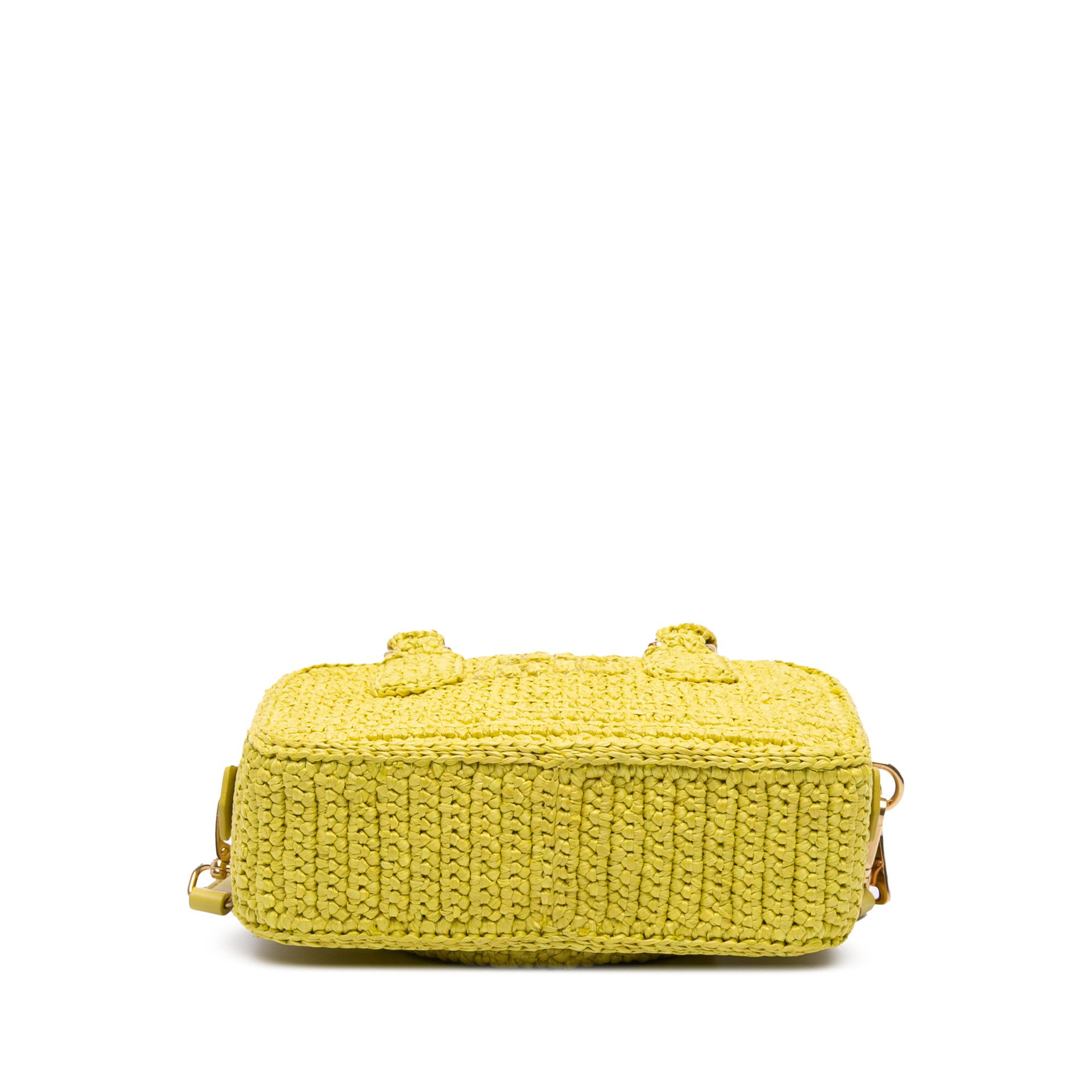 Miu Miu Miu Miu Raffia Crochet Arcadie Top Handle Bag Size ONE SIZE - 3 Thumbnail