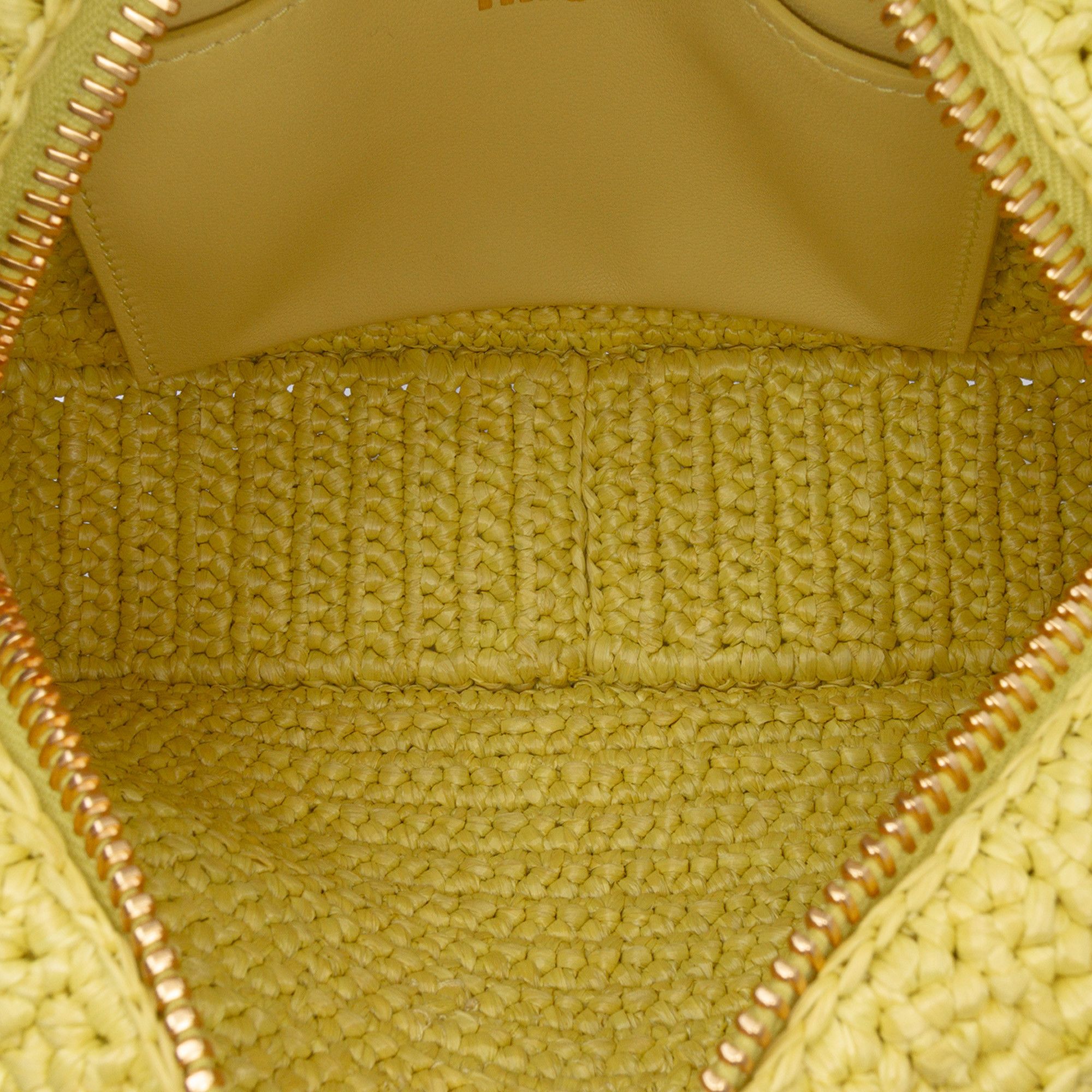 Miu Miu Miu Miu Raffia Crochet Arcadie Top Handle Bag Size ONE SIZE - 4 Thumbnail