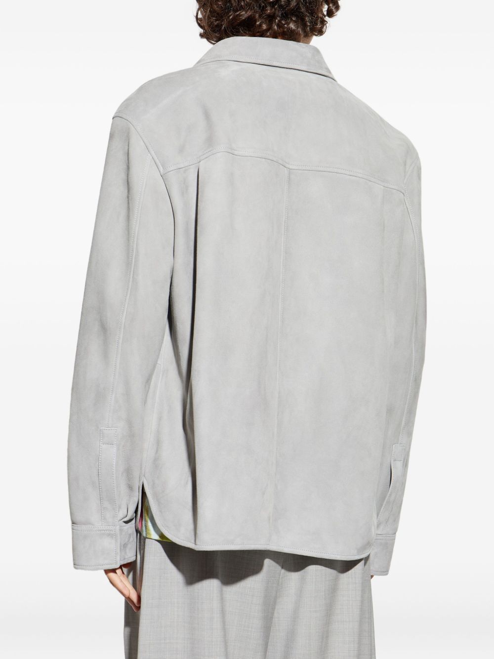Loewe SUEDE LEATHER OVERSHIRT Size US L / EU 52-54 / 3 - 3 Thumbnail