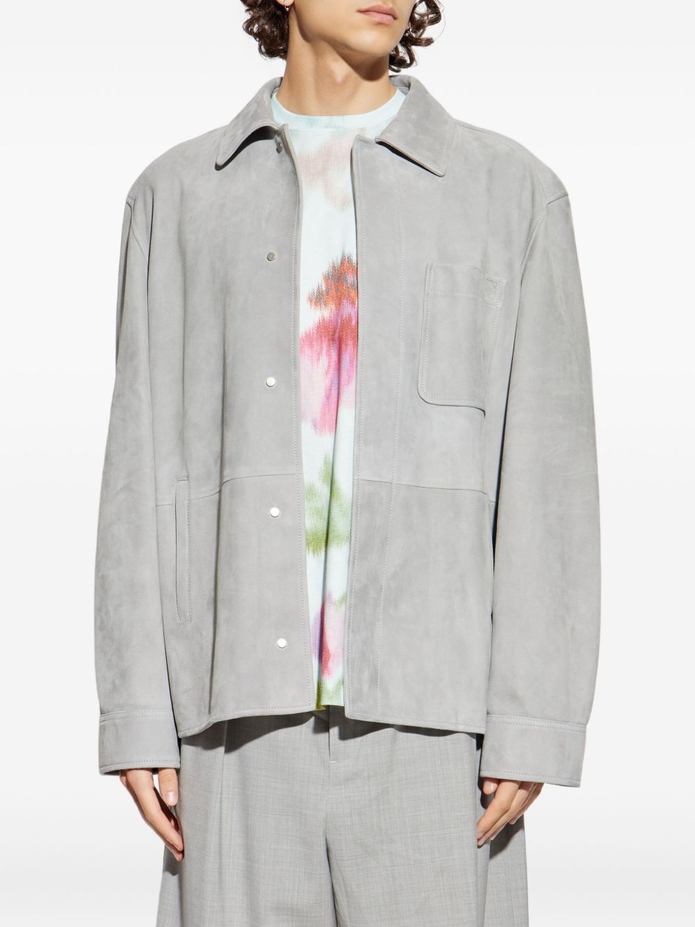 Loewe SUEDE LEATHER OVERSHIRT Size US L / EU 52-54 / 3 - 4 Thumbnail