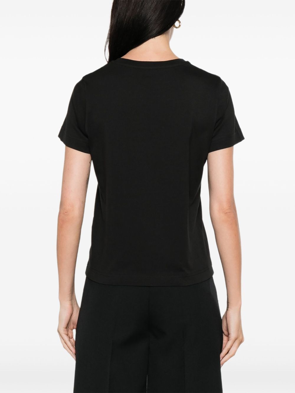 Moncler LOGO COTTON T-SHIRT Size M / US 6-8 / IT 42-44 - 4 Thumbnail