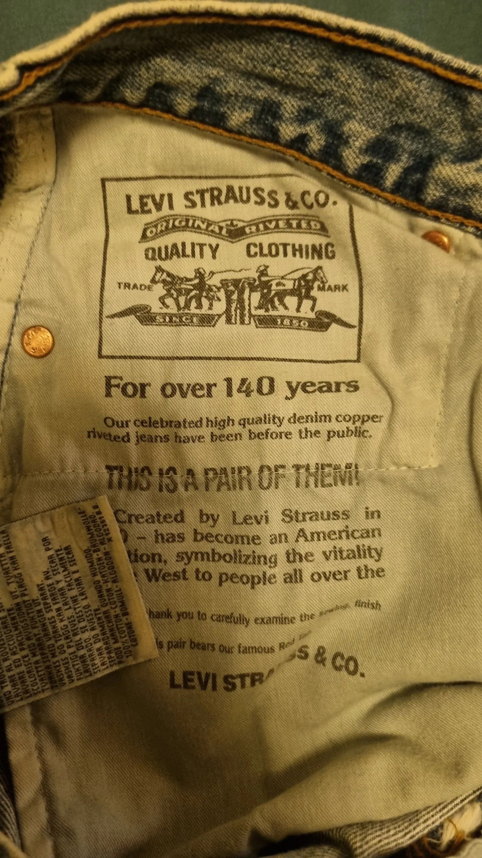 Levi's Levi's 501 Jeans Size 29" - 2 Thumbnail