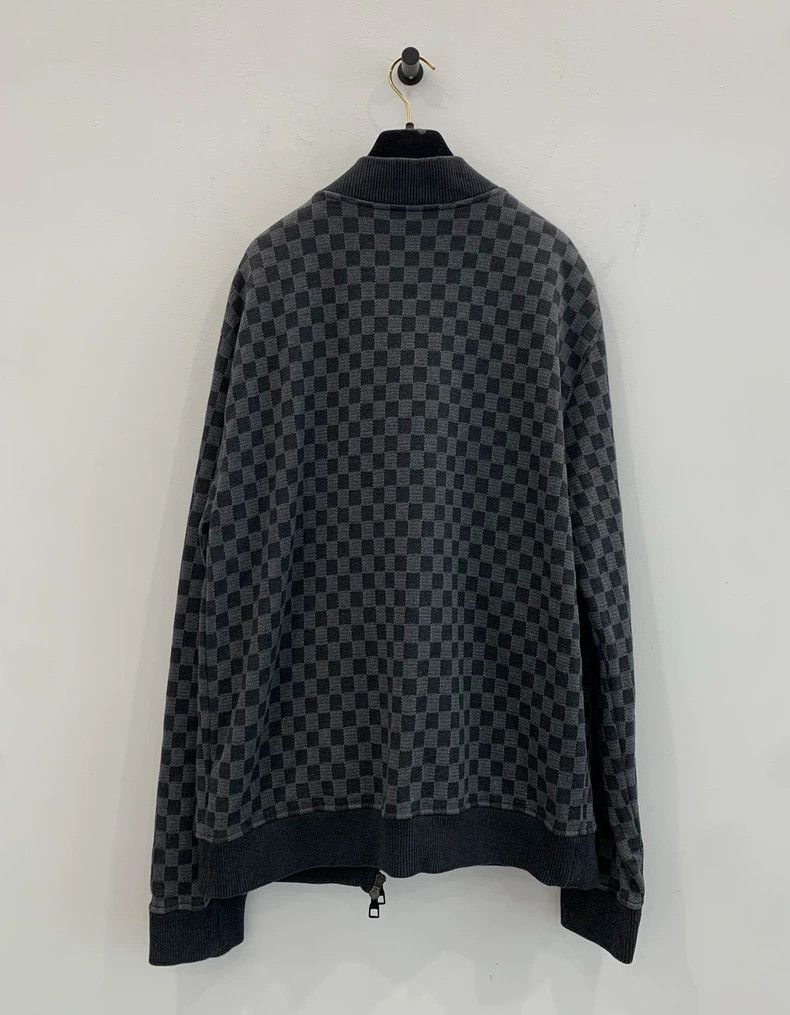 Louis Vuitton LV black checkered men's jacket Size US L / EU 52-54 / 3 - 2 Thumbnail