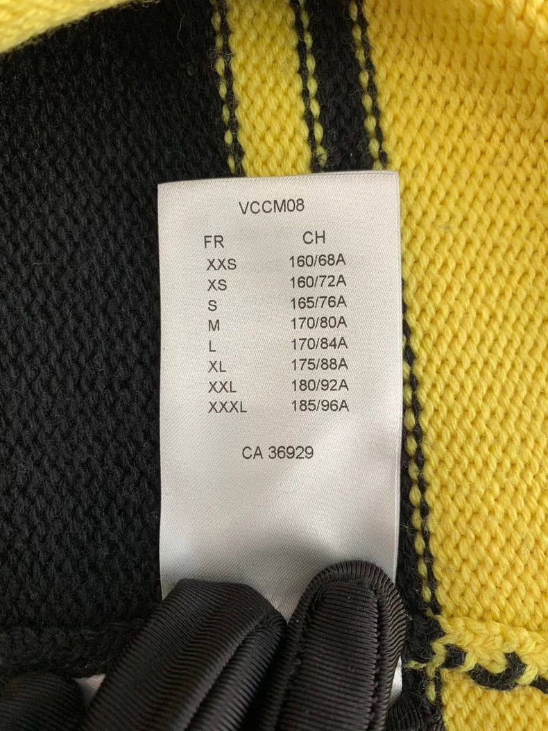 Louis Vuitton Louis Vuitton Yellow Logo V - Neck Sweater Size US L / EU 52-54 / 3 - 7 Thumbnail