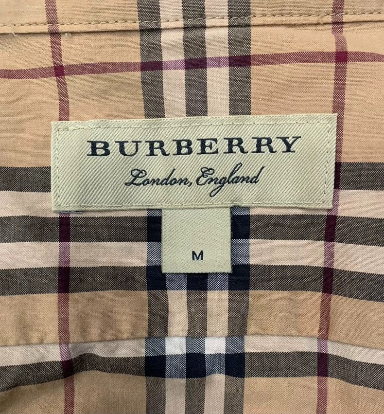 Burberry Burberry Brown Plaid Long Sleeve Shirt Size US M / EU 48-50 / 2 - 4 Thumbnail