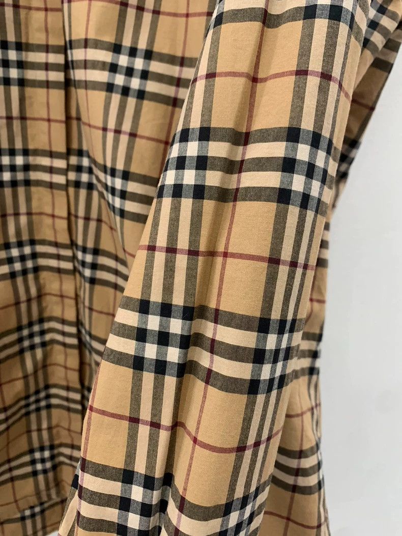 Burberry Burberry Brown Plaid Long Sleeve Shirt Size US M / EU 48-50 / 2 - 3 Thumbnail