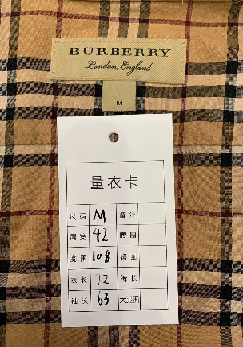 Burberry Burberry Brown Plaid Long Sleeve Shirt Size US M / EU 48-50 / 2 - 9 Thumbnail