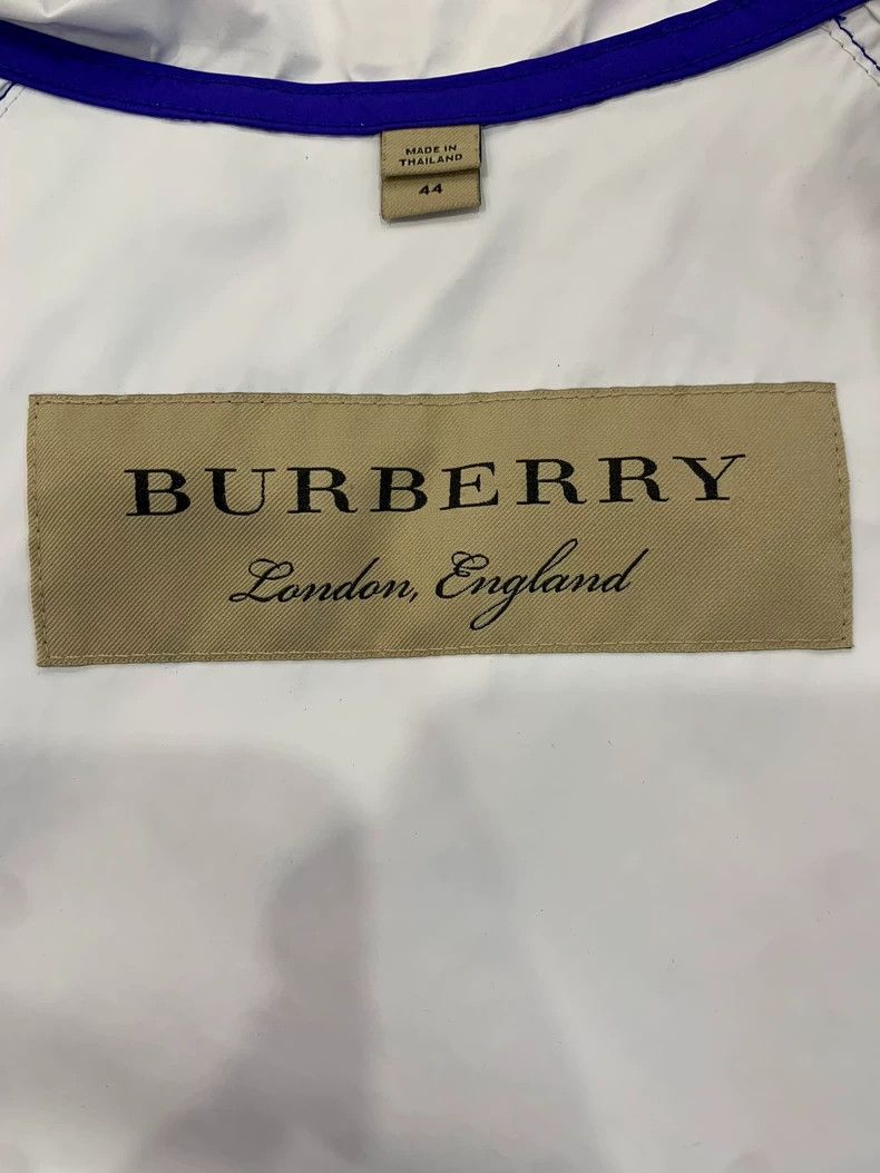 Burberry Burberry Blue Hooded Windbreaker Jacket Size US S / EU 44-46 / 1 - 4 Thumbnail