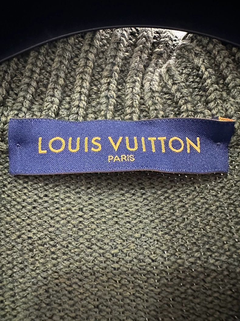 Louis Vuitton LV x Nigo green tiger wool knit sweater Size US L / EU 52-54 / 3 - 5 Thumbnail