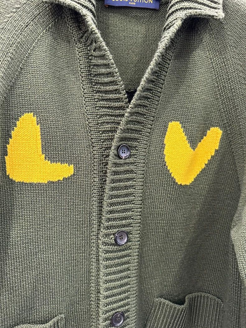 Louis Vuitton LV x Nigo green tiger wool knit sweater Size US L / EU 52-54 / 3 - 3 Thumbnail