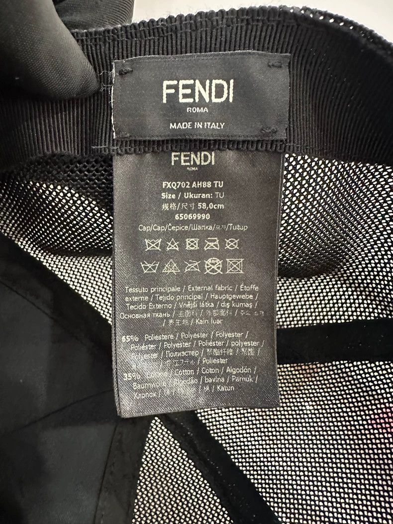 Fendi Fendi classic double F black baseball cap Size ONE SIZE - 7 Thumbnail