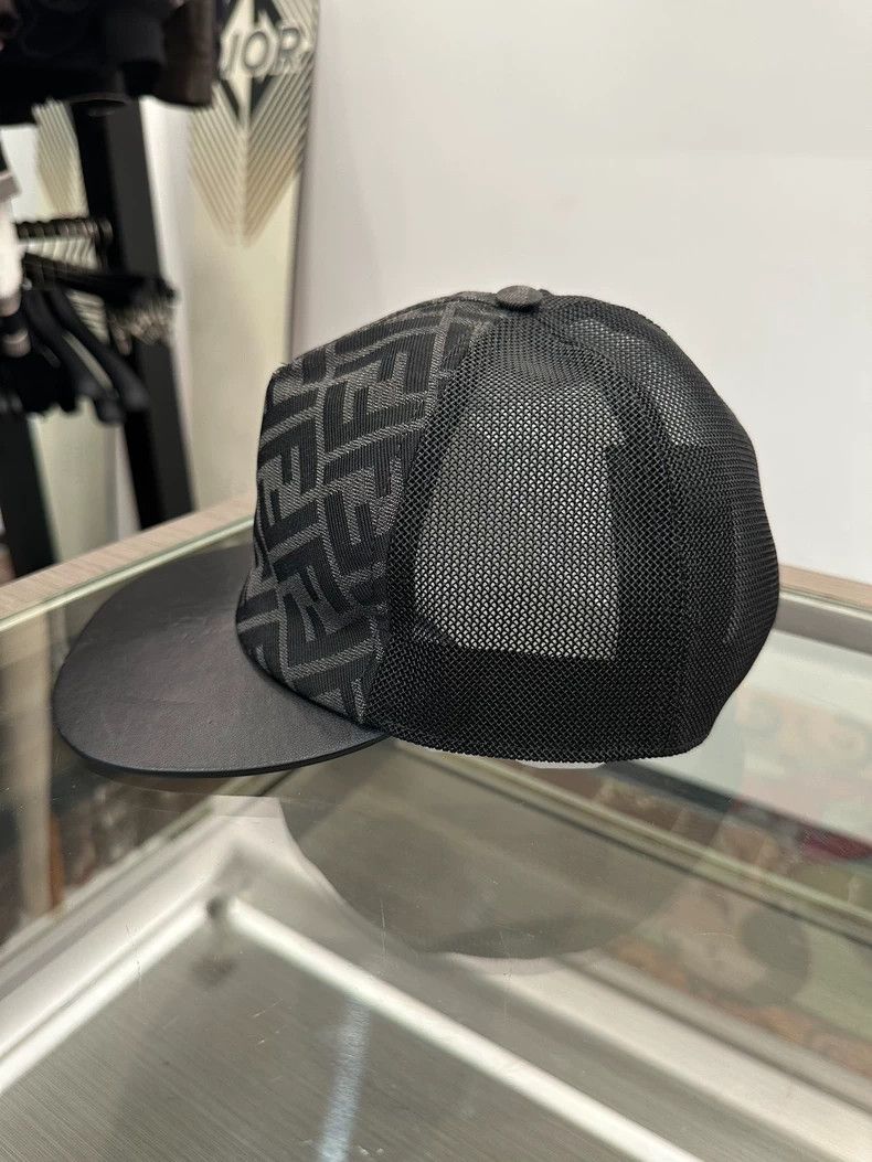 Fendi Fendi classic double F black baseball cap Size ONE SIZE - 3 Thumbnail