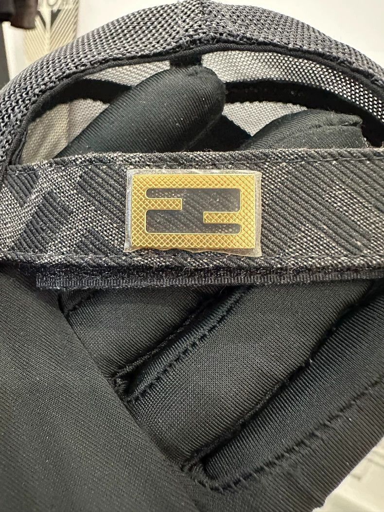 Fendi Fendi classic double F black baseball cap Size ONE SIZE - 6 Thumbnail