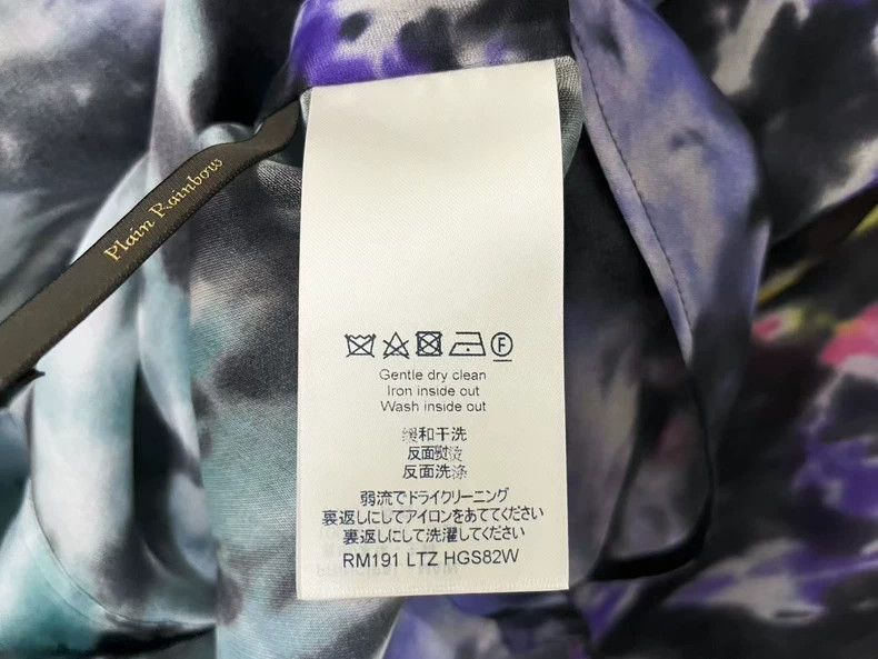 Louis Vuitton Louis Vuitton Silk Tie-Dye Long Sleeve Shirt Size US XS / EU 42 / 0 - 4 Thumbnail