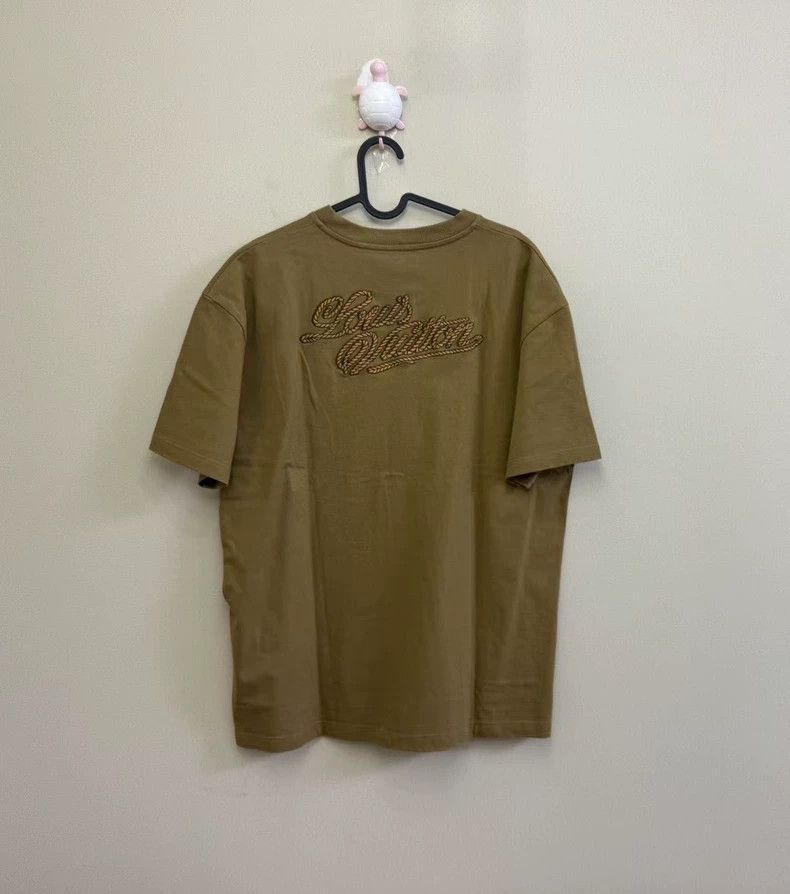 Louis Vuitton LV khaki embroidered logo short sleeve Size US L / EU 52-54 / 3 - 4 Thumbnail