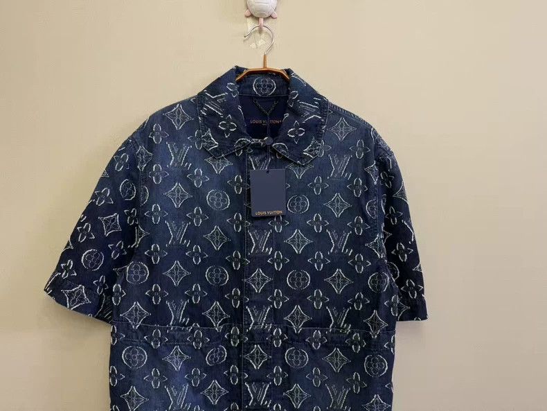Louis Vuitton LOUIS VUITTON denim short sleeve shirt Size US XS / EU 42 / 0 - 2 Thumbnail