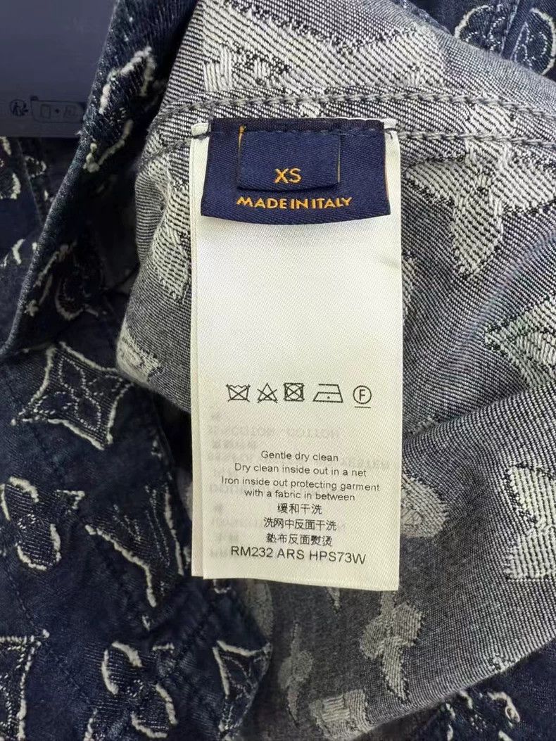 Louis Vuitton LOUIS VUITTON denim short sleeve shirt Size US XS / EU 42 / 0 - 3 Thumbnail